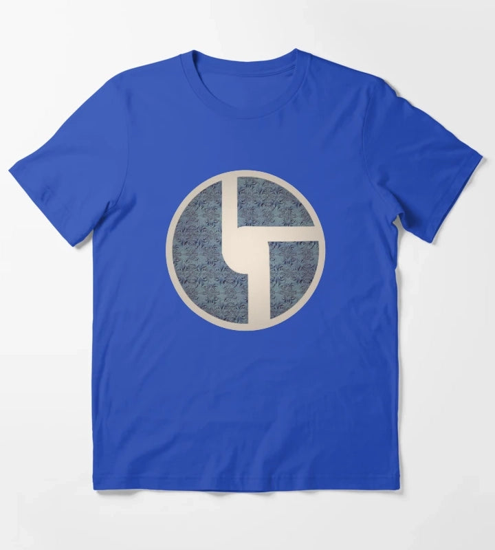 Dusty Blue Metal T-Shirt Blue