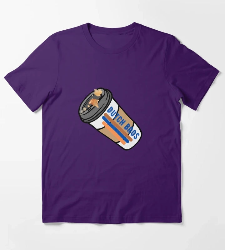 Dutch Bros sign T-Shirt Purple