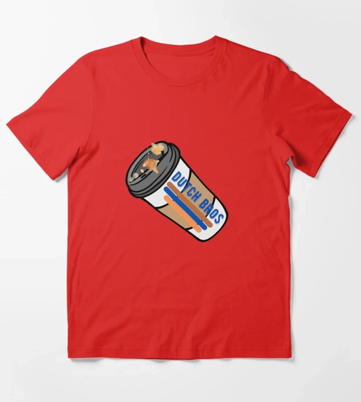Dutch Bros sign T-Shirt Red