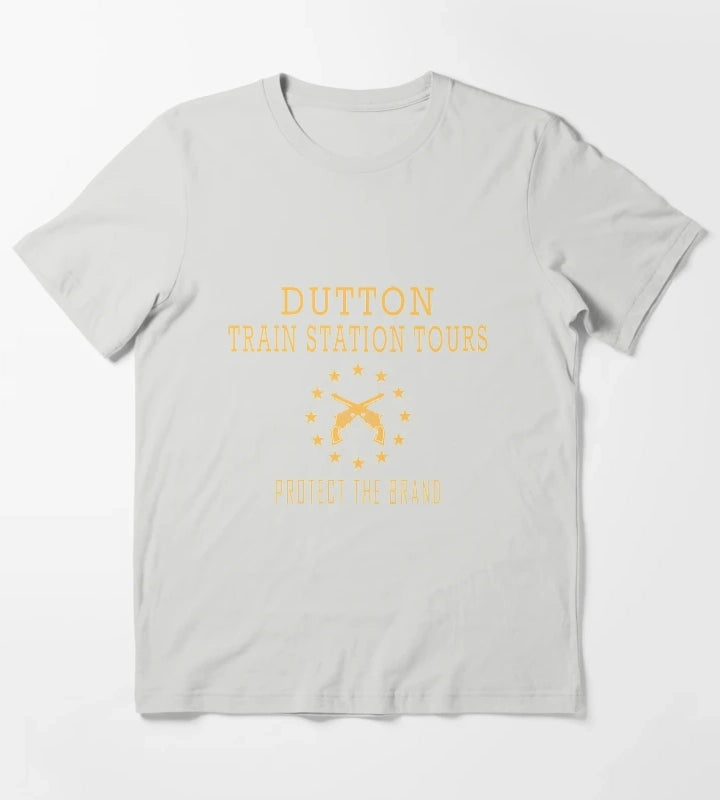 Dutton Train Station Tours T-Shirt Light Grey