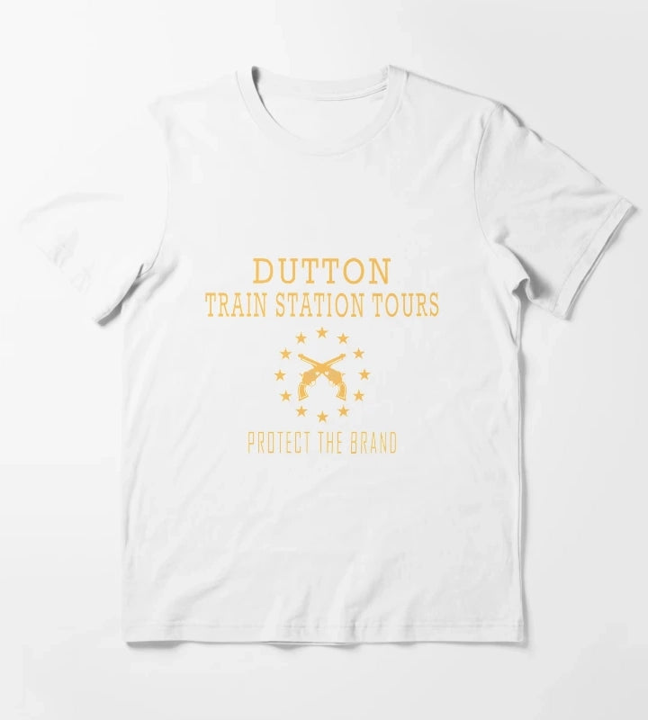 Dutton Train Station Tours T-Shirt White