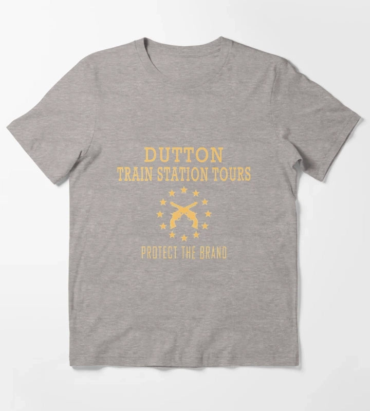 Dutton Train Station Tours T-Shirt Heather Grey