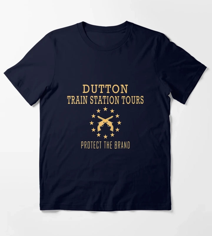 Dutton Train Station Tours T-Shirt Navy