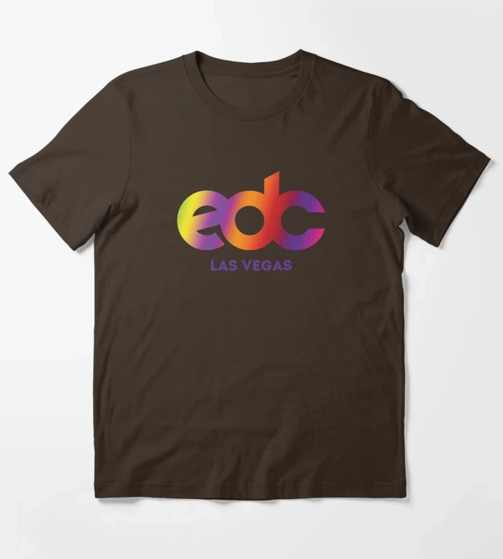 EDC Electric T-Shirt Brown