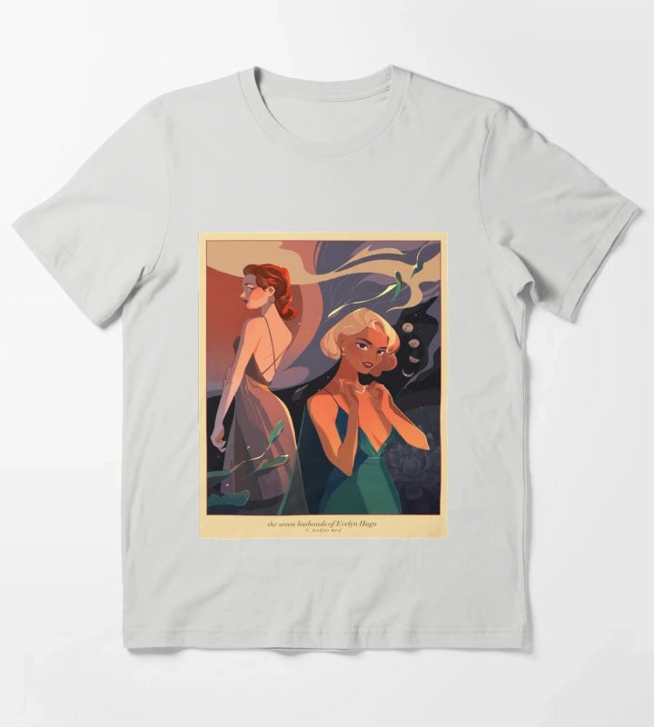 EVELYN HUGO COMICS T-Shirt Light Grey