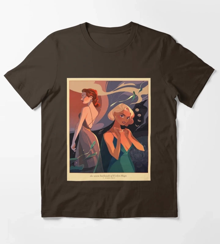 EVELYN HUGO COMICS T-Shirt Brown