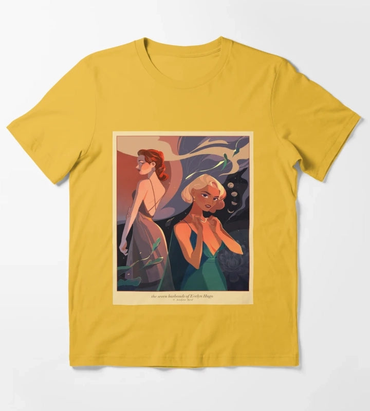 EVELYN HUGO COMICS T-Shirt Yellow