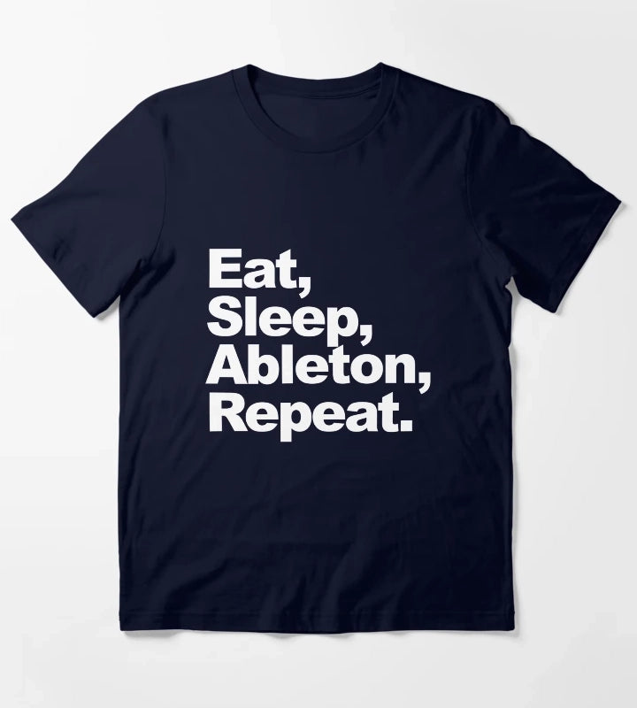 Eat Sleep Ableton Repeat T-Shirt Navy