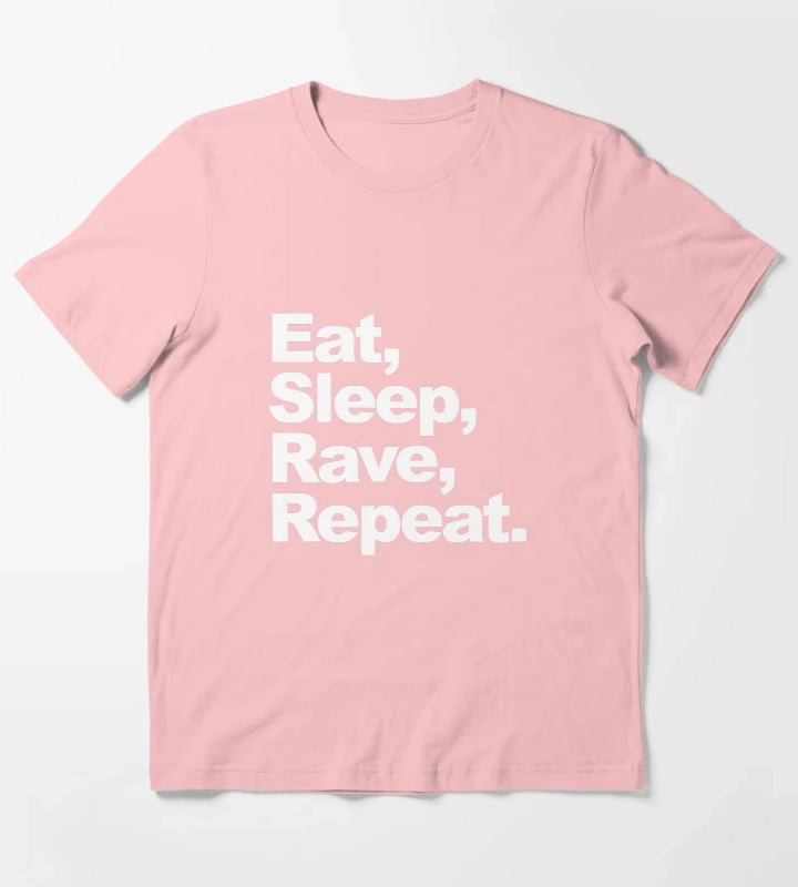 Eat Sleep Rave Repeat T-Shirt Dark Grey