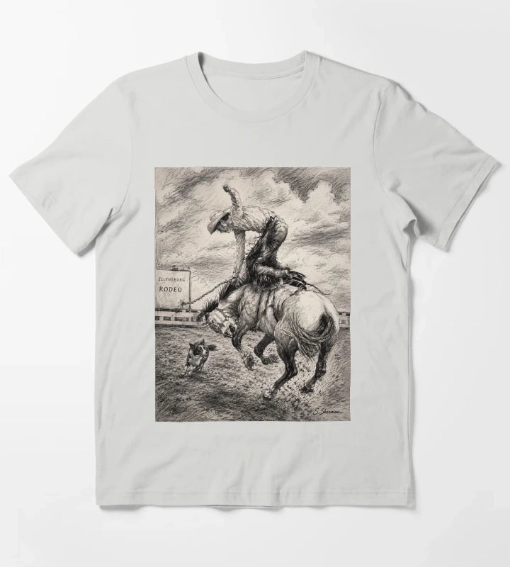 Eight Seconds of Courage T-Shirt Light Grey