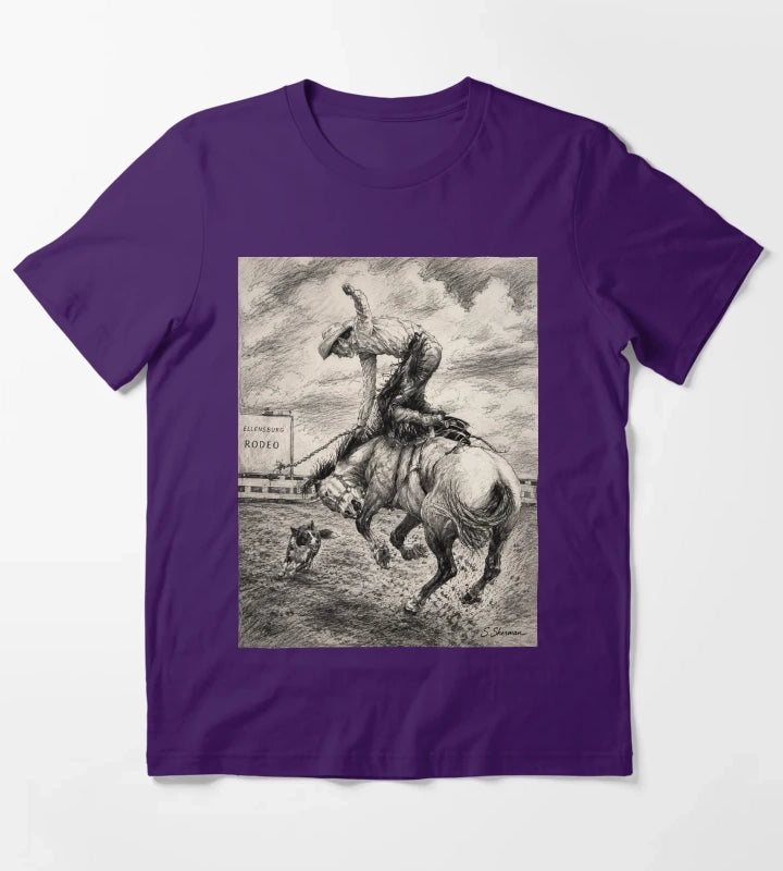 Eight Seconds of Courage T-Shirt Purple