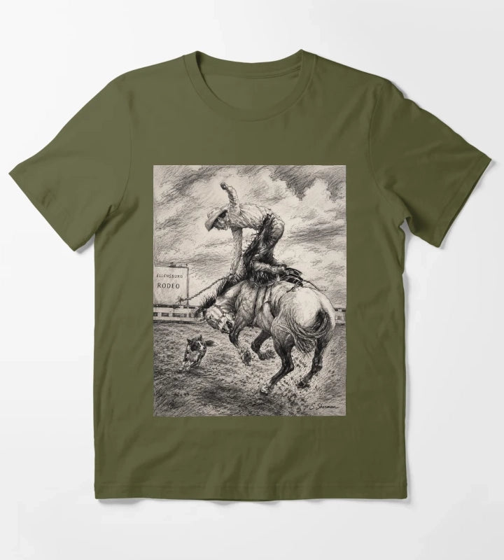 Eight Seconds of Courage T-Shirt Olive Green