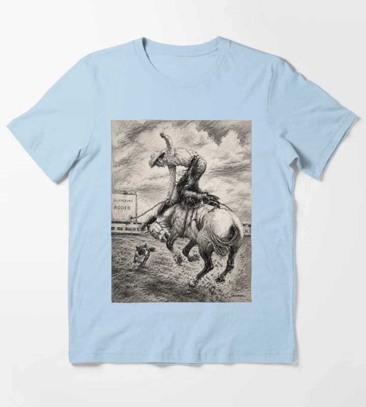 Eight Seconds of Courage T-Shirt Sky Blue