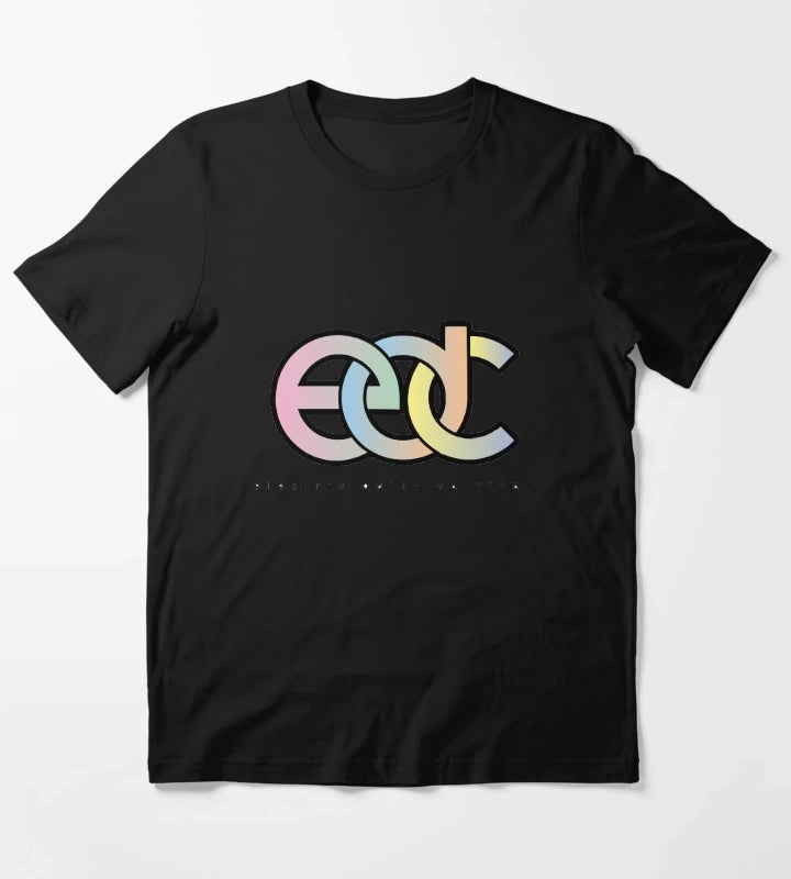 Electric Daisy Carnival EDC Logo pastel gradient T-Shirt