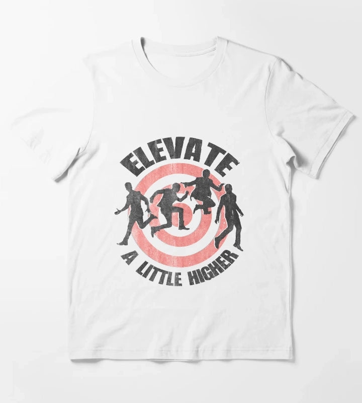 Elevate Distressed look T-Shirt White