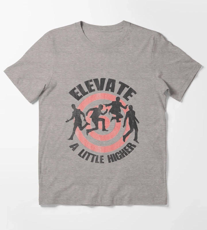 Elevate Distressed look T-Shirt Heather Grey