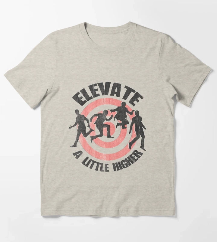 Elevate Distressed look T-Shirt Cream