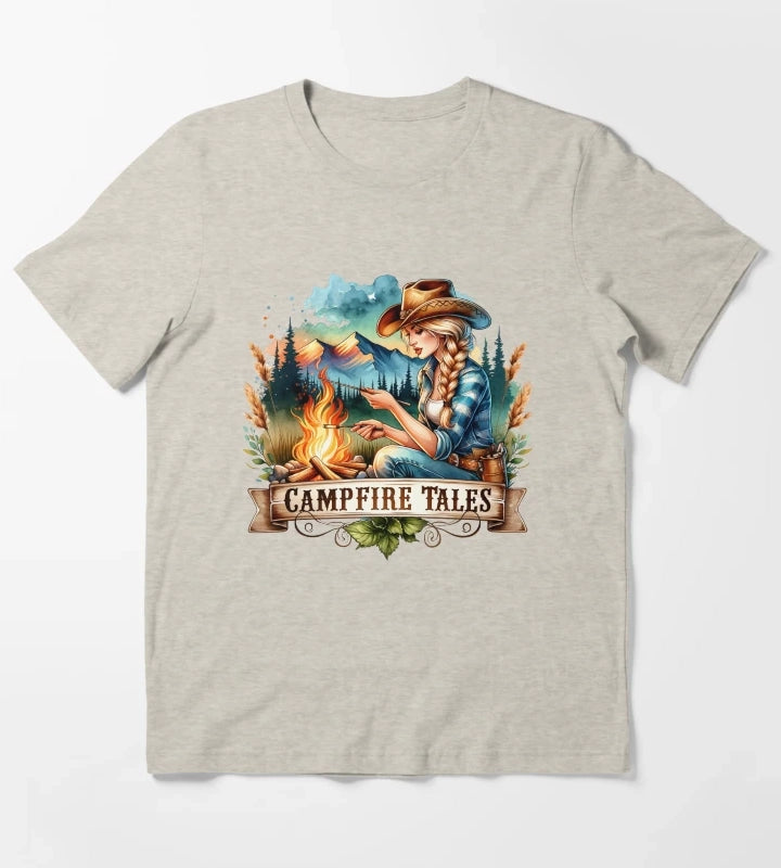 Empowering Cowgirl and Horse Illustrations Bold Designs for Apparel Mugs Stickers More T-Shirt Cream