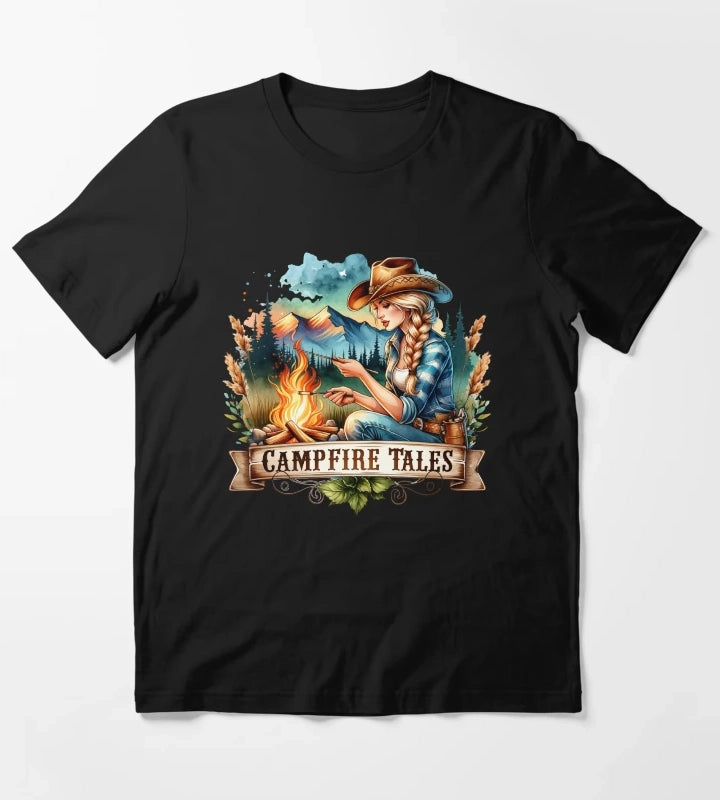 Empowering Cowgirl and Horse Illustrations Bold Designs for Apparel Mugs Stickers More T-Shirt