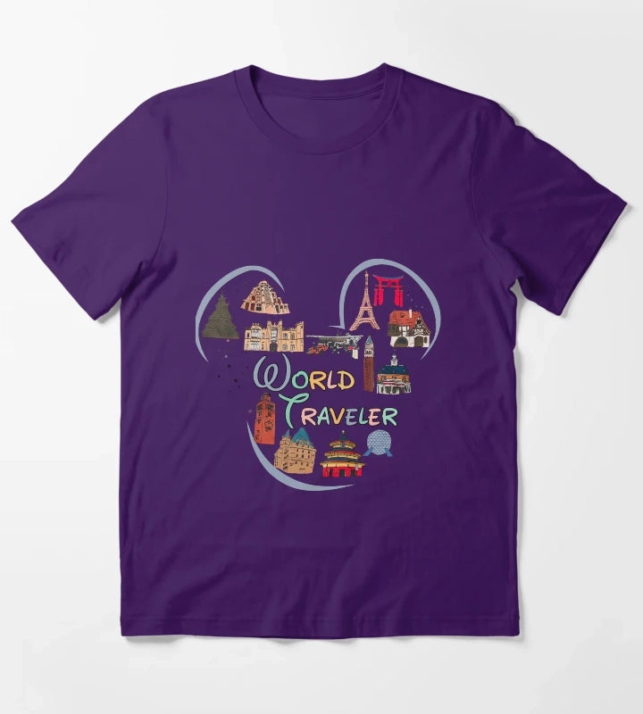 Epcot World Showcase T-Shirt Purple