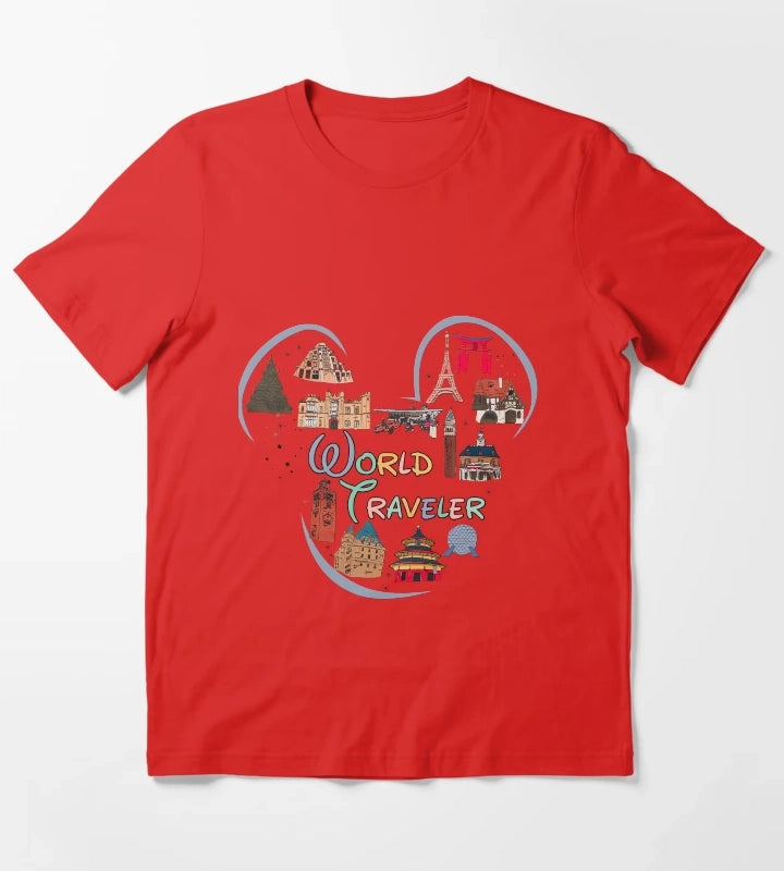 Epcot World Showcase T-Shirt Red