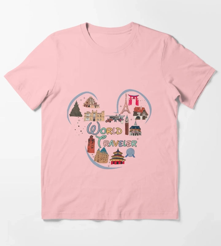 Epcot World Showcase T-Shirt Dark Grey