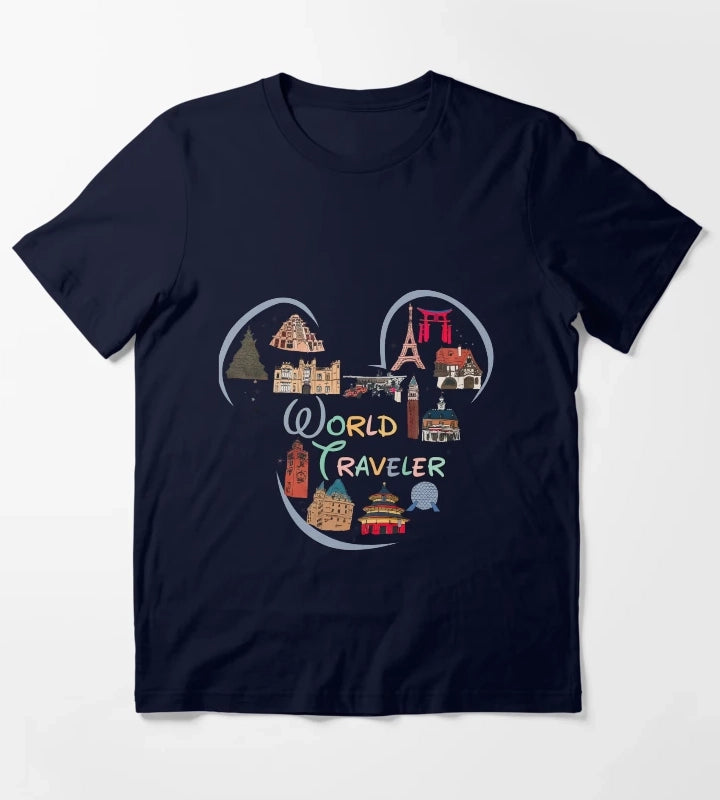 Epcot World Showcase T-Shirt Navy