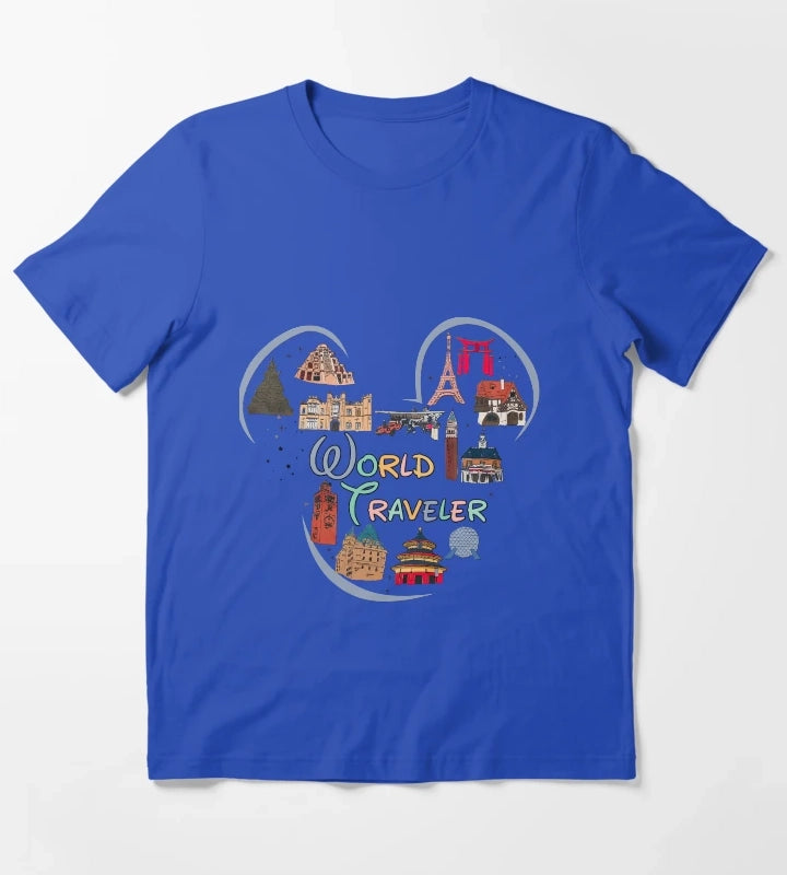 Epcot World Showcase T-Shirt Blue