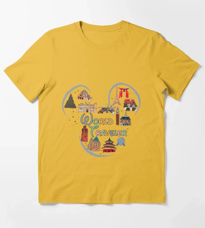 Epcot World Showcase T-Shirt Yellow