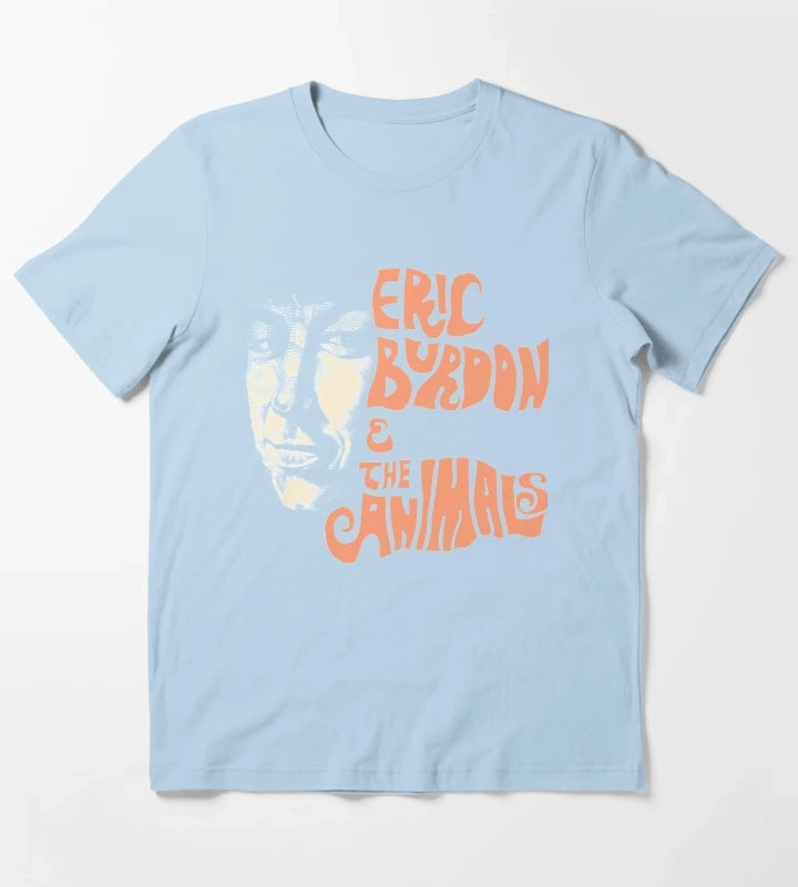 Eric Burdon amp The Animals T-Shirt Sky Blue
