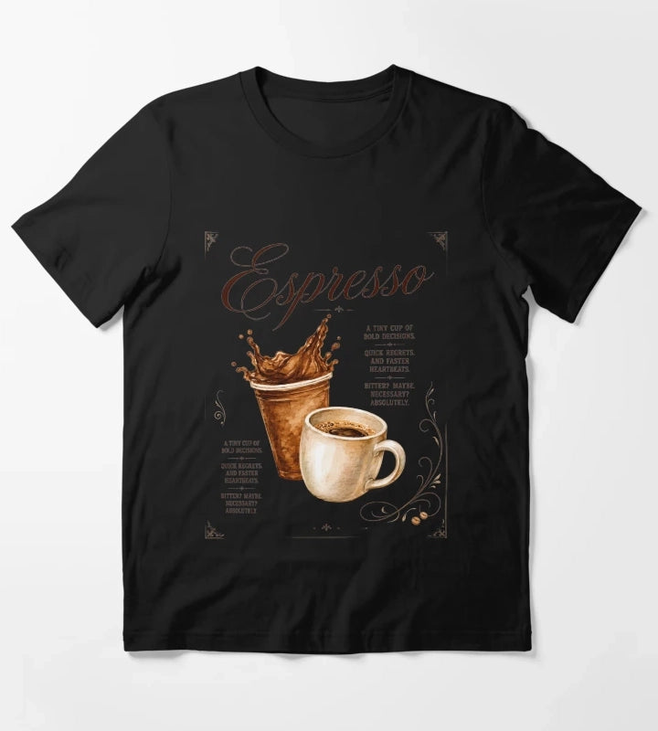 Espresso Coffee Lover Vintage Coffee Design T-Shirt