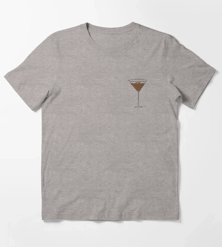 Espresso Martini T-Shirt Heather Grey