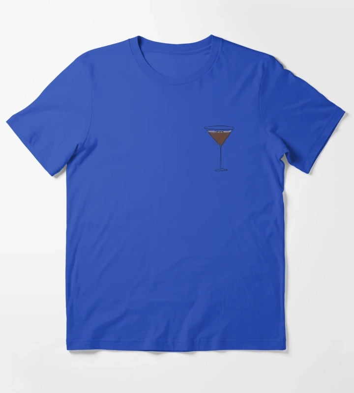 Espresso Martini T-Shirt Blue