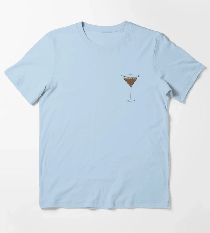 Espresso Martini T-Shirt Sky Blue