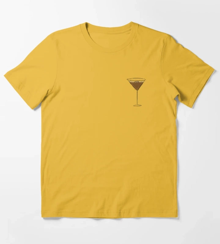 Espresso Martini T-Shirt Yellow