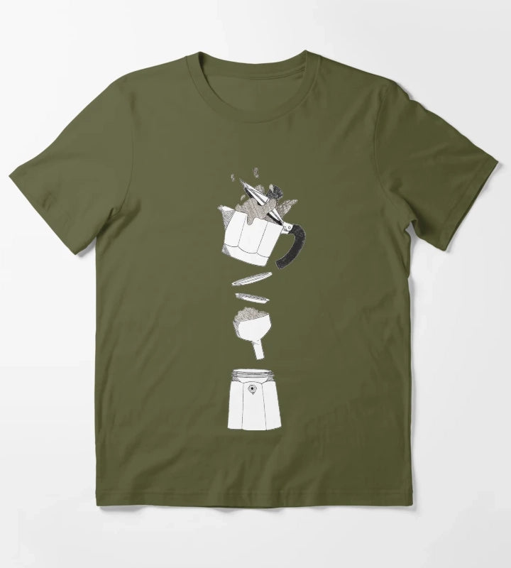 Espresso Moka T-Shirt Olive Green