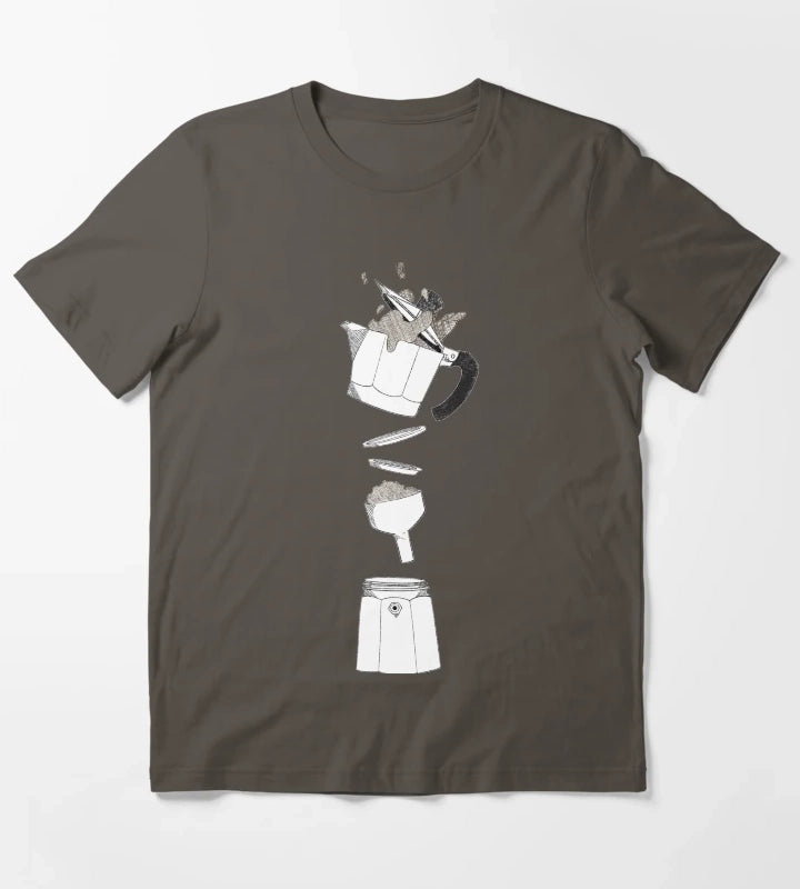 Espresso Moka T-Shirt Dark Grey