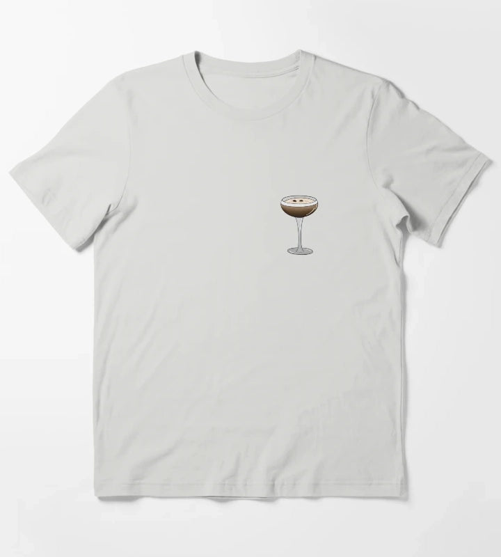 Espresso martini glass T-Shirt Light Grey
