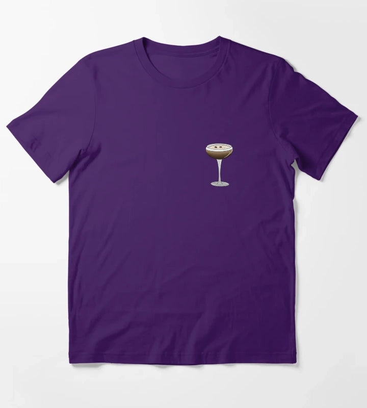 Espresso martini glass T-Shirt Purple