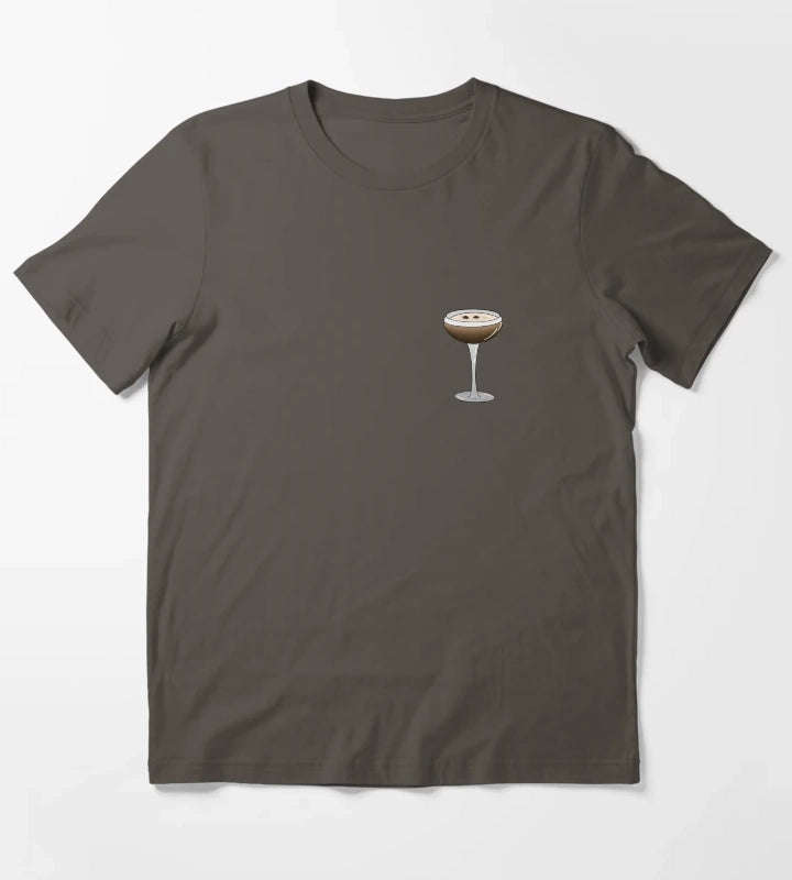 Espresso martini glass T-Shirt Dark Grey