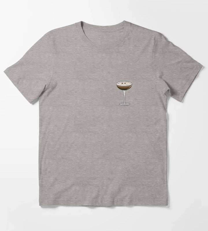 Espresso martini glass T-Shirt Heather Grey