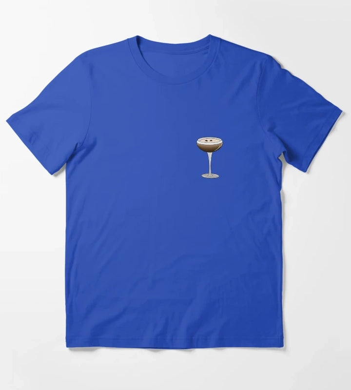 Espresso martini glass T-Shirt Blue