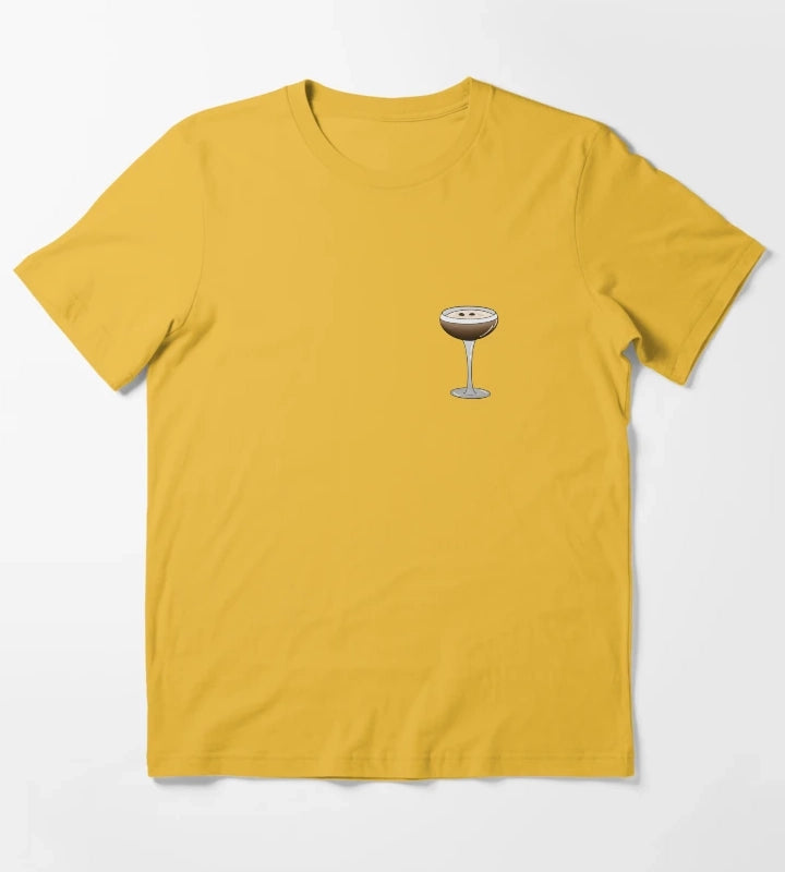 Espresso martini glass T-Shirt Yellow