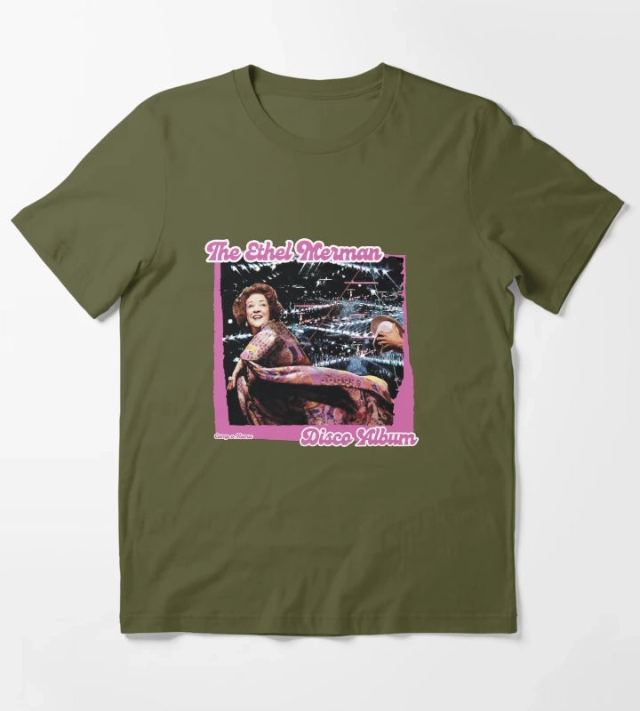 Ethel Merman T-Shirt Olive Green