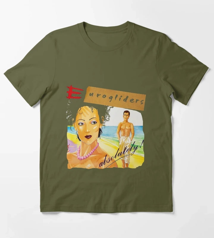 Euro Gliders Tee T-Shirt Olive Green