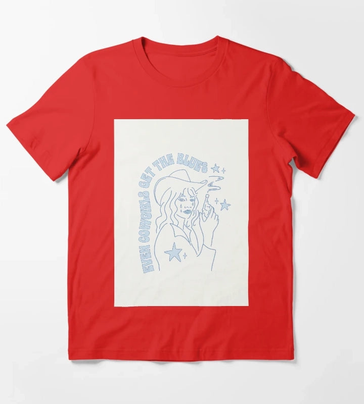 Even Cowgirls Get the Blues T-Shirt Red