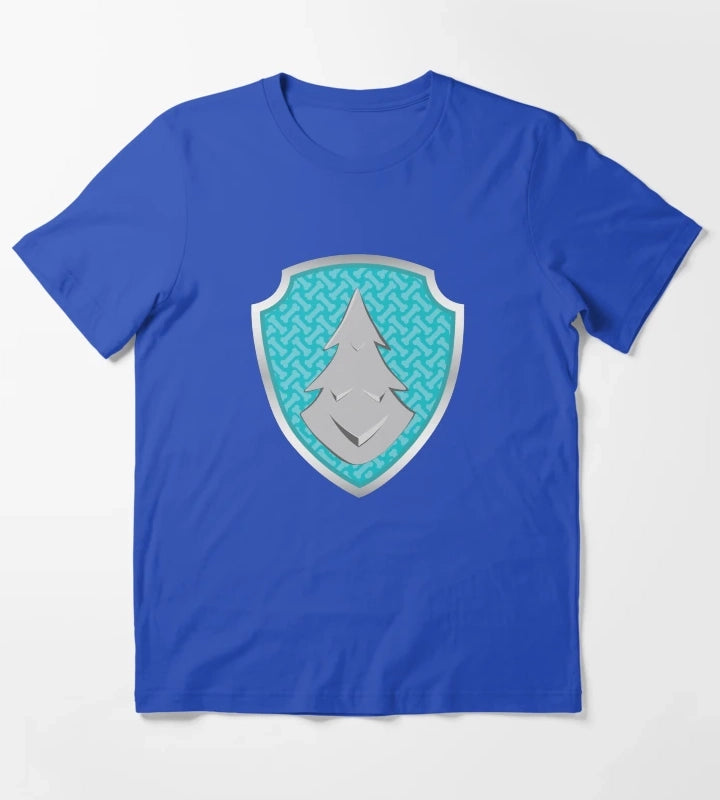 Everest Snow Puptag GraphicLoveShop T-Shirt Blue