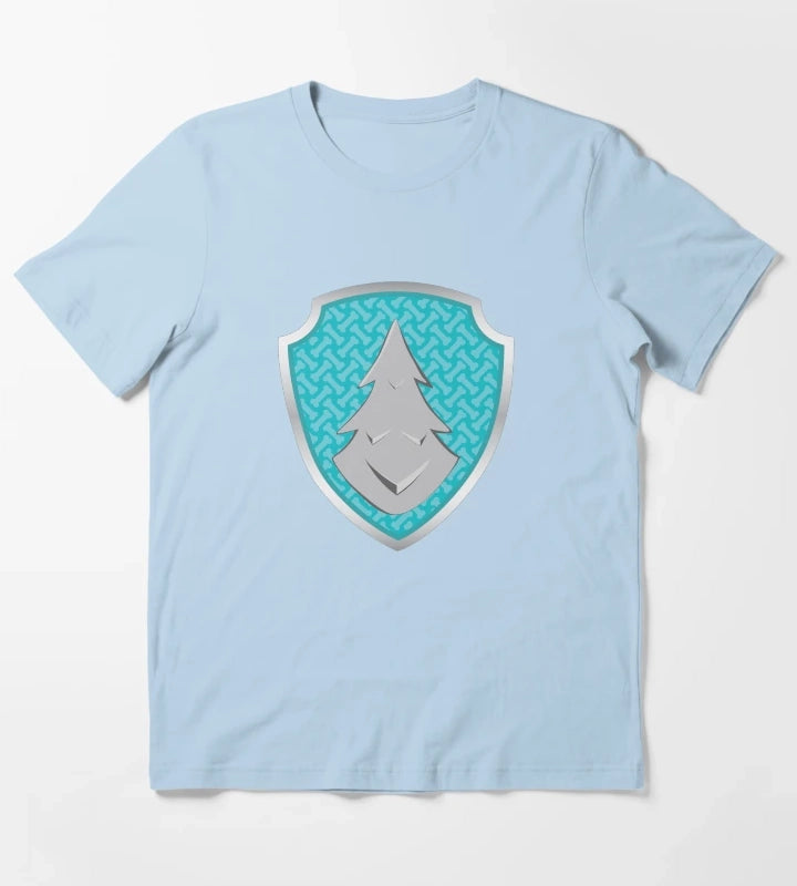 Everest Snow Puptag GraphicLoveShop T-Shirt Sky Blue