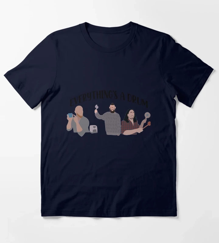 Everythings a drum T-Shirt Navy
