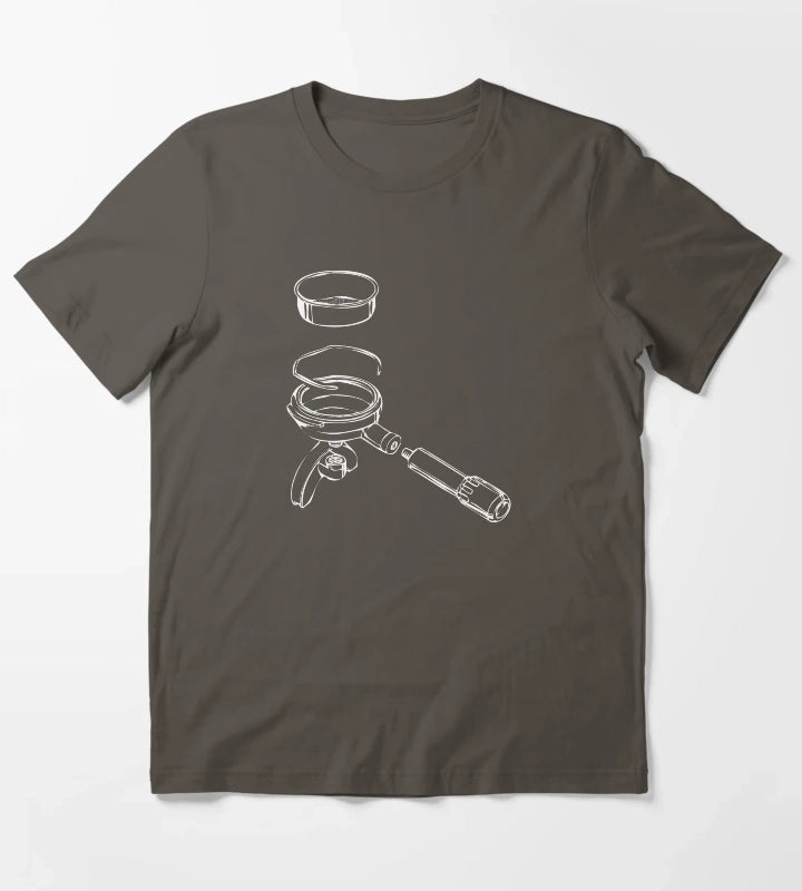 Exploded Portafilter T-Shirt Dark Grey